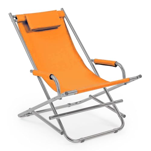 Cuscino poggiatesta Decor Space Sdraio in alluminio con cuscino \