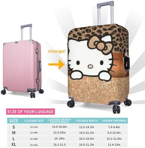 Amazon | [NEKKII] ラゲッジカバー ハローキティ 豹柄 ヒョウ柄 スーツ