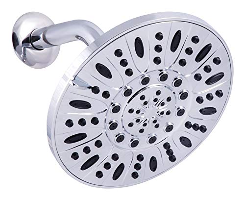 Oakbrook Chrome PVC 3 Settings Wallmount Showerhead 1.8 gpm