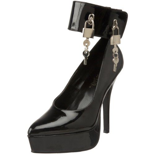 Pleaser Women's Indulge-534/B Platform Pump,Black Patent,12 M Us #TOP10