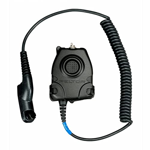 3M PELTOR Push-to-Talk (PTT) Adapter, Motorola Turbo, NATO Wiring,FL5063-02 1 EA/Case
