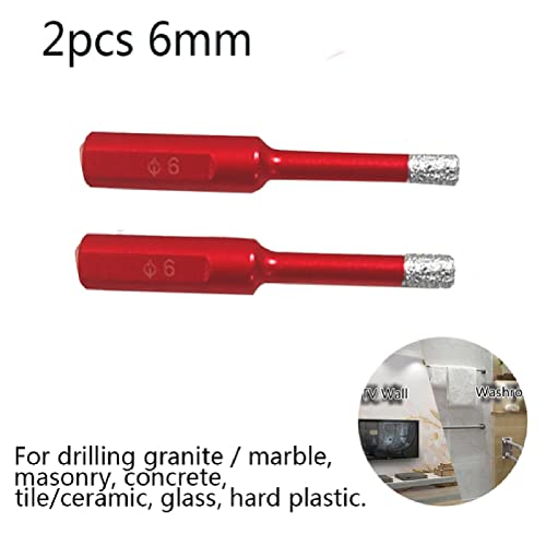 Broca Diamante 6 mm para Cerámica y Mármol 2 Piezas miniatura 4