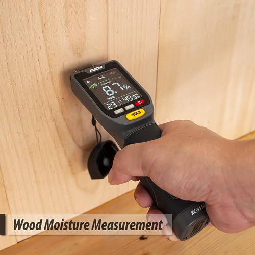 Ndi KC-315A 4 In 1 Pin-Type Moisture Meter Wood Moisture/Building Material/Mildew Indication/Ambient Temperature thumb #2