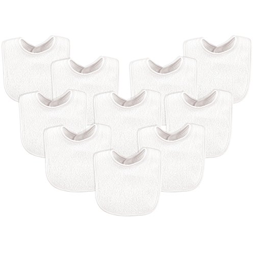 Image of Luvable Friends Unisex Baby Cotton Terry Bibs