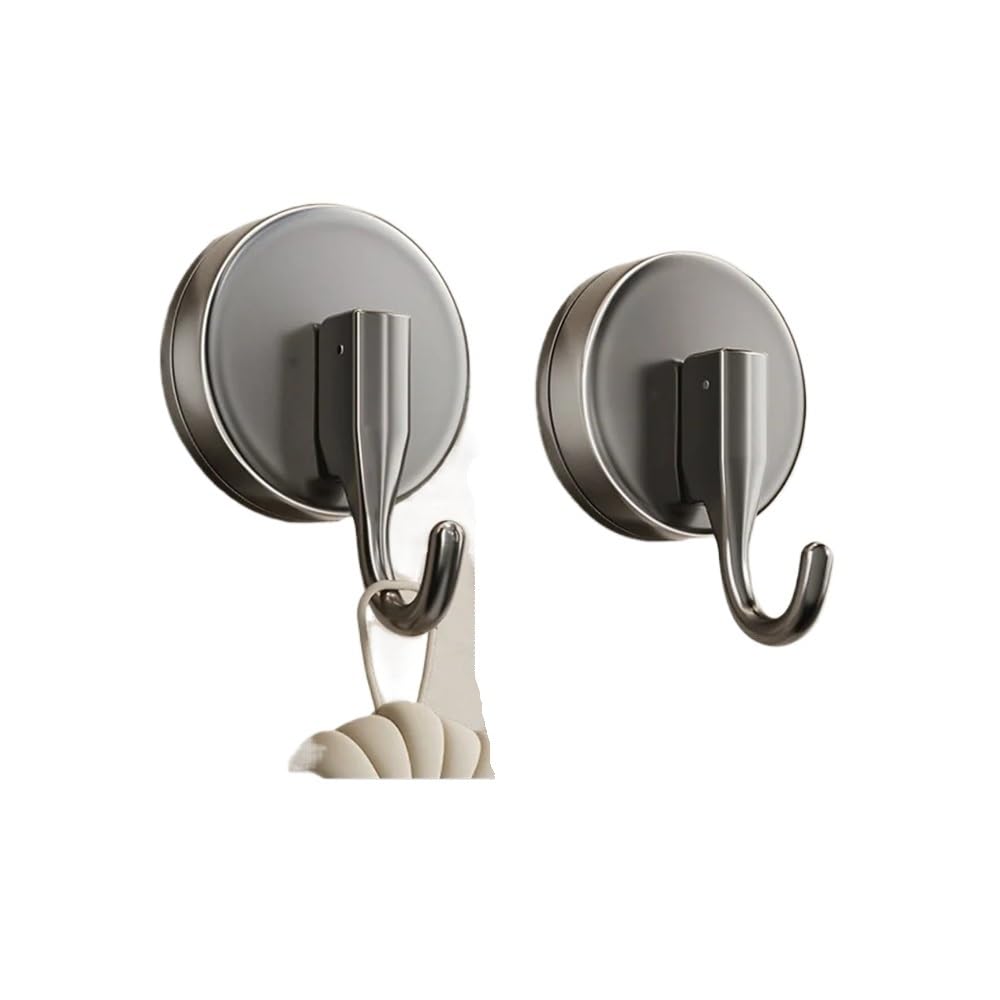 Hgniang No Need to Drill Suction Cup Door Rear Hook Strong Load-Bearing, Kitchen Bathroom Adhesive