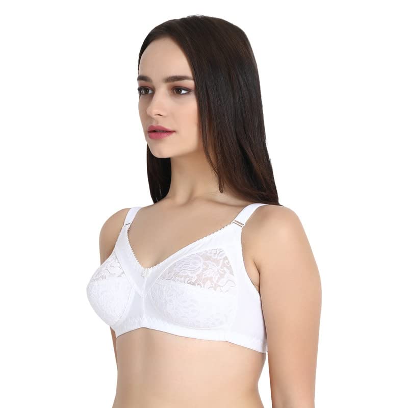 Image of Women Net Non-Padded Wire Free Regular Bra