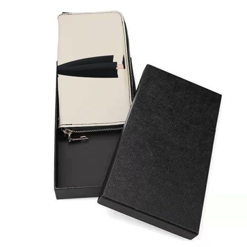 Witch Reading Minimalistic PU Leather Clutch Long Bifold Wallet, Coin Purse Credit Pass Case, Durable Card-Holder Money Storage for Women Men3