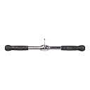 ZEDI Cable Machine Attachment Combo with V Bar, Double D Handle, Tricep Rope & Straight Bar | Heavy Duty Gym Pulley Accessories for LAT Pulldown, Row & Tricep Pushdown gallery image