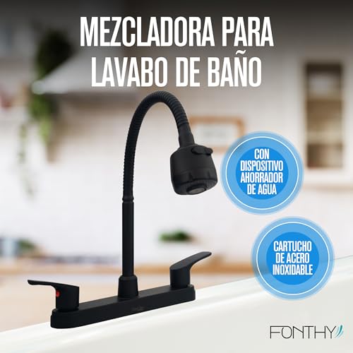 Mezcladora para fregadero cuello flexible 29 mezcladora para fregadero cuello flexible marca FONTHY (2)