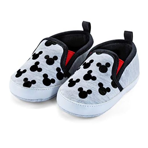 Disney Mickey Mouse Red and Black Infant Shoes - Size 3-6 Months