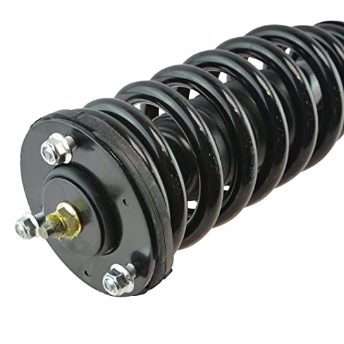 Image of TRQ Front Loaded Quick Complete Shock Strut Spring Assembly Driver Passenger Pair Compatible with 2003-2009 Kia Sorento