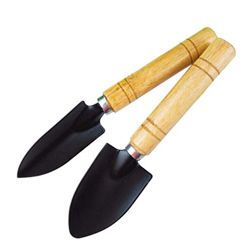 Conjunto de ferramentas de jardinagem NUOBESTY, 6 peças, pá de plantio, trilho de madeira, alça de j