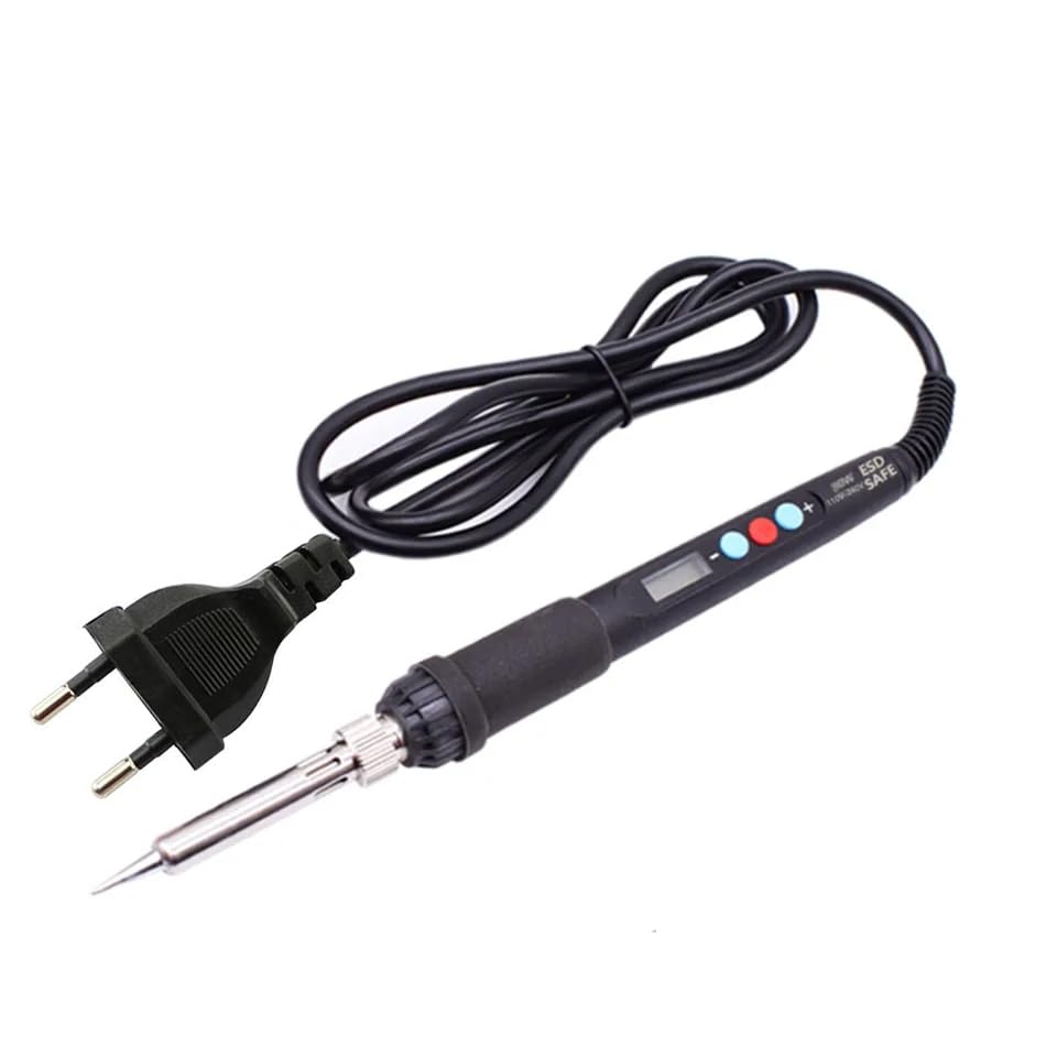 Buyyart New 60W Digital Adjustable Temperature Soldering Iron with LCD Display With 5 Pcs Bit (B0BXJF4SS4) Amazon Price History, Amazon Price Tracker