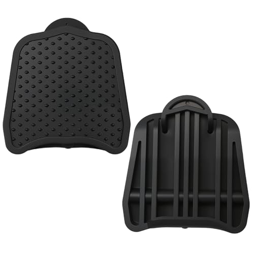 Adaptador de Placa de Pedal para Look Keo, Convertidor De Pedales, No Se Requieren Cuñas, Cambiador De Pedales Compatible con Sin Clip Clipless en Pedales Planos(2 Piezas)
