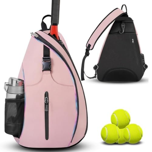 Bolsa de Tenis para 2 Raquetas, Raqueta de bádminton, Bolsa de Transporte, Bolso de Mano para Deportes de Tenis, Pickleball, bádminton, Squash