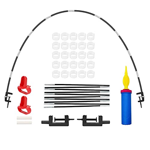 Kit de arco de globo semicírculo, arco de globo, kit de arco de globo decorativo, soporte de globo de escritorio ajustable, utilizado para cumpleaños, bodas, fiestas, Navidad, Halloween Cover