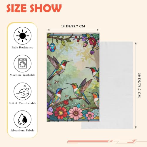 Paños de cocina decorativos para renovar tu espacio con alegres colibríes 3