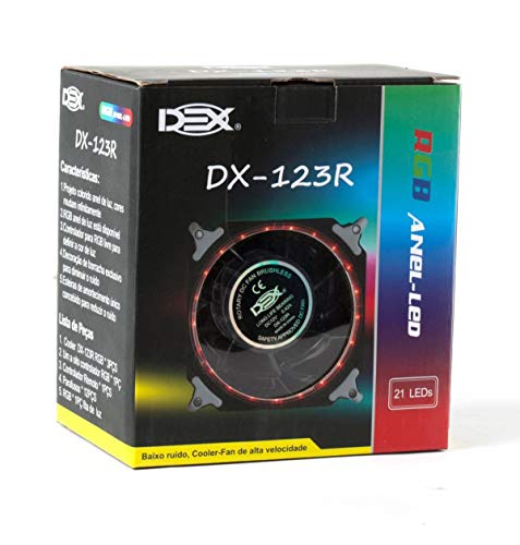 Kit Cooler Conj 3 Fan 120mm Rgb C/fita Led Controlador/controle