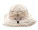 Connectyle Kids UPF 50+ Bucket Sun Hat UV Sun Protection Hats Wide Brim Summer Beach Hat Light Khaki