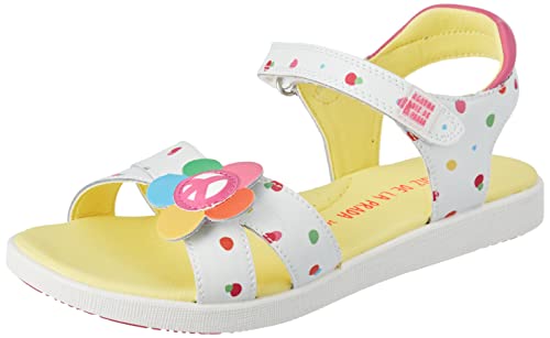 Agatha Ruiz de la Prada 222935-C, Sandale, Blanc et Pois Sauvage et imprimé, 24 EU Cover