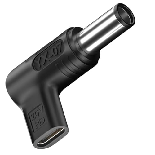 100W USB C to DC Adapter 7.4 x 5.0 mm, PD USB C Female to 18.5V / 19.5V DC Male, Type C to 7.4 x 5.0 mm Adapter made for HP Laptop Series