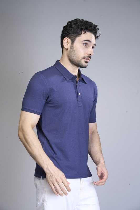Image of Interwove Bamboo Knitted Polo T-Shirt