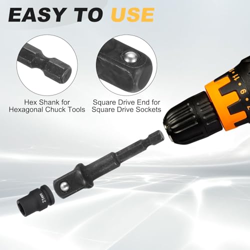 Adaptateur douille à choc pour démonter un écrou d'essieu