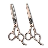 Professional Hair Cutting Scissors Barber Scissors Kit Hair Thinning Shears Set -Japanese 440C...