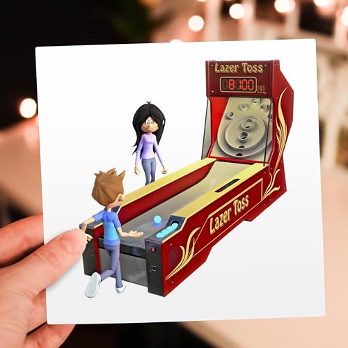 Cartes de vœux Skee Ball 3dRose, le coffret de 6 idéal pour accompagner vos cadeaux - 7