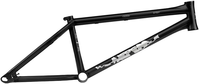 WeThePeople Tomorrow Black 21" Women's BMX Bike Frame - Hydroformed Aluminum Construction, Thru-Axle & Axle Compatibility, Lightweight, Durable Design for Freestyle and Urban Riding Gift for Female BM