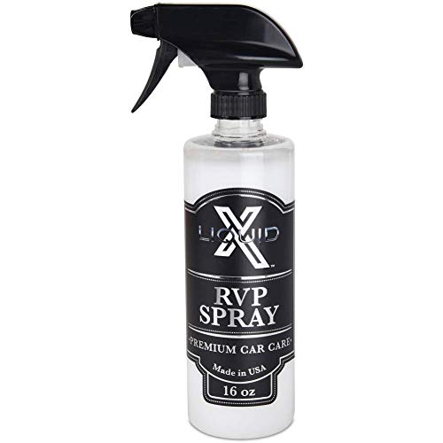Liquid X R.V.P. Spray - Premium Tire Dressing for Any Rubber, Vinyl & Plastic - Non Greasy, Satin Finish - Added UV Protection, No-Sling (16 oz)