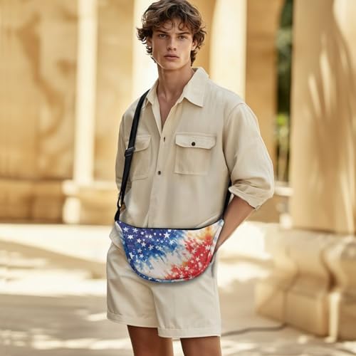 Women Trendy Crossbody Bag Men Lightweight Sling Crescent Purses with Adjustable Strap Fanny Packs Casual Handbag4