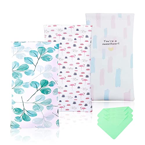 Klerbesh Brillenetuis Aus Denim - 3er Set Mit Karabiner, Hart & Stylisch