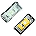 Hacreyatu 2x Led License Plate Lights Compatible with BMW E46 3-Series Pre-LCI 323i 328i 25i 330i 325xi 330xi Sedan/Wagon OEM# 51138236269