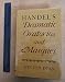 Handel's Dramatic Oratorios and Masques