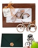 Scelta regalo unica: progettato sulla base di una bicicletta retrò, unisce nostalgia e stile cool, rendendolo altamente collezionabile. Inoltre, viene fornito con una bella confezione regalo e una busta, il che lo rende un regalo a tema birra ideale per uomini anziani o amici come padre, marito, fidanzato, nonno, ecc.