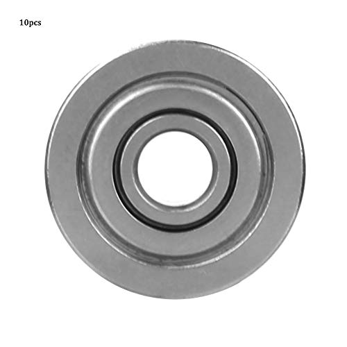 10pcs F624ZZ / F625ZZ / F688ZZ Cuscinetti a Sfera Flangiati in Acciaio Inossidabile Con Doppia Guarnizione, Per Stampante 3D(F625ZZ)