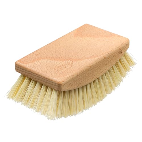 Redecker Fermenting Basket Brush, Wooden Proofing Basket Cleaning Brush – Soft Bristles, Durable, Lightweight – Ideal for Sweeping Flour & Dough Remnants from Bannetons, Made in Germany