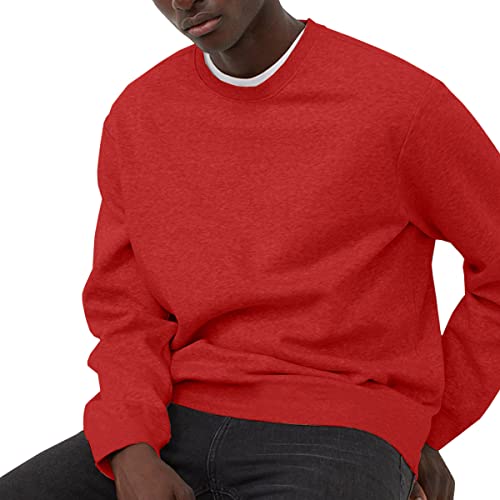 Blusa de Moletom Masculina Protege do Frio Confort – Slim Fitness Fashion - Vermelho - P