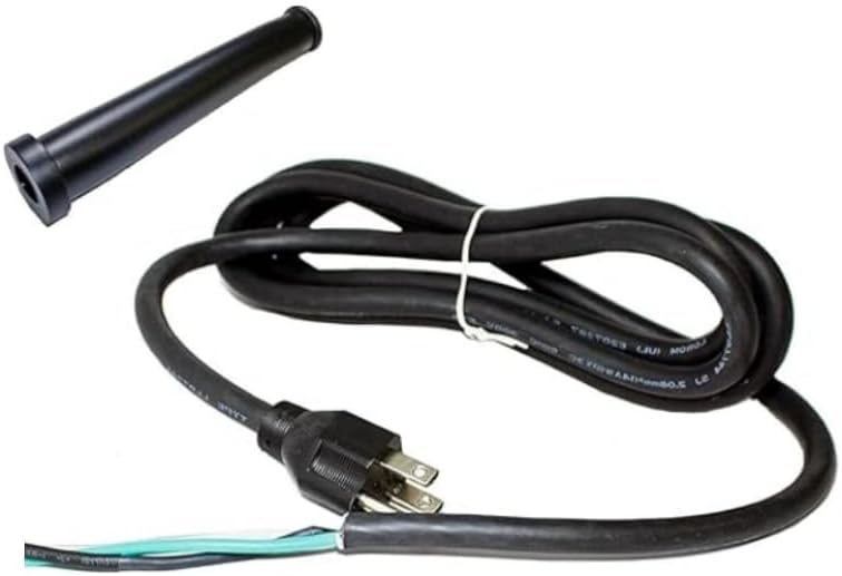 #36495-98 Cable de alimentación de 3 cables, 3 clavijas, cubierta protectora para cable de alimentación, 3 cables, piezas de repuesto nuevas y duraderas de calidad para Dewalt, Makita, Bosch y Milwauekee