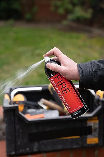 ZENOVA FX500 7-in-1 Car Fire Extinguisher, Mini Fire Extinguisher for Home Office Motorhome Camping Caravan, Compact and Portable Fire Extinguisher, Stops Fires From Expanding, 500ML - Image 6