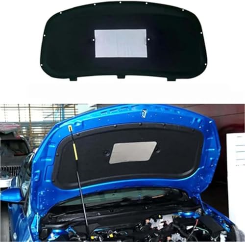 SPYMX Car Front Bonnet Engine Sound Insulation Pad For Citroen DS 3 Crossback MK2 2019-2023,Cotton Soundproof Cover Exterior Accessories