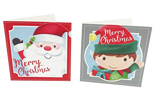 Confezione da 20 biglietti d'auguri con 2