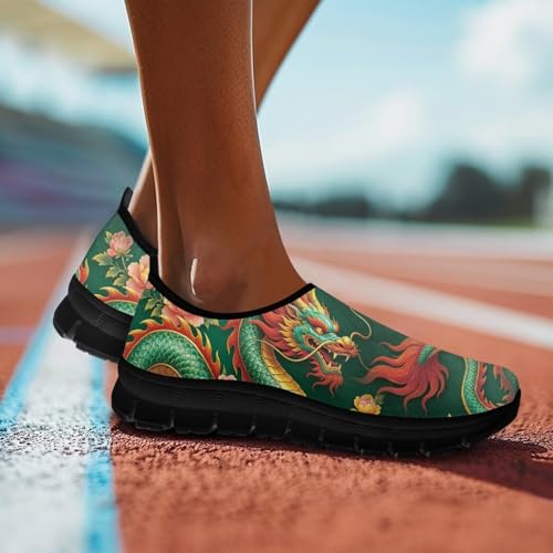 Image of Womens Slip On Walking Shoes Non Slip Loafer Breathable Holiday Travel Shoe Lightweight Casual Low Top Sneakers SizeUS 5.5-11.5