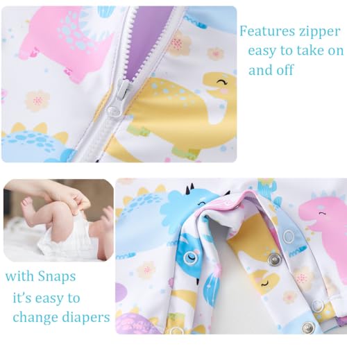 Image of UMELOK Baby Girl Swimsuit Infant UPF 50+ Bathing Suit Size Months