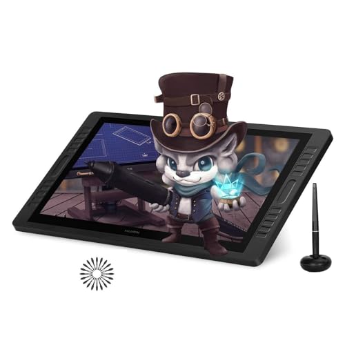HUION Kamvas Pro 22 2019 Tableta Gráfica con Pantalla, Monitor de Dibujo Gráfica con Pantalla...