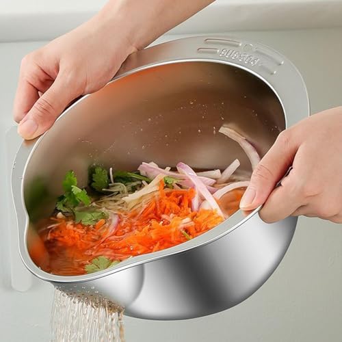 Colador de Acero Inoxidable para Arroz 7.5 x 5.5 x 3.5 in miniatura 3