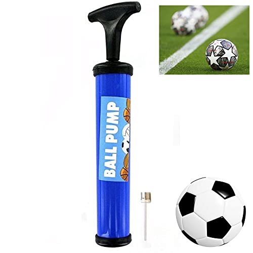 New Hand Air Pump With Needle Ball Party Balloon Soccer Basketball Inflator Save #TOP5