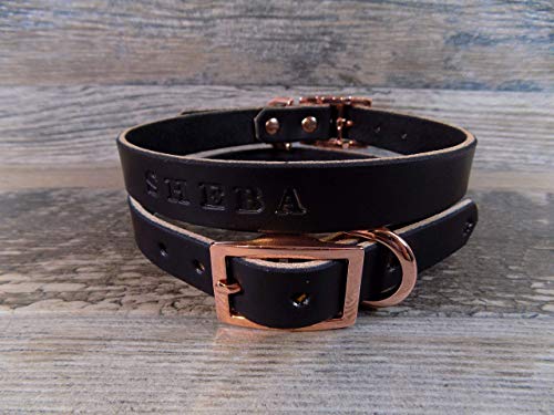 leather dog collars amazon