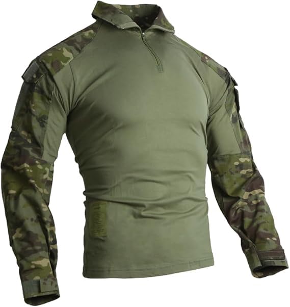 EMERSONGEAR Gen3 Chemise tactique à manches longues pour homme Airsoft Armée de combat Paintball Séchage rapide